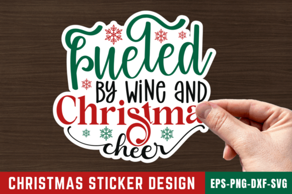 Fueled by Wine and Christmas Cheer Stick