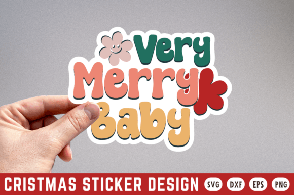 Holly Jolly Baby SVG Design