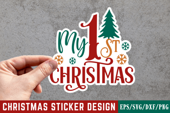 My 1st Christmas SVG Design