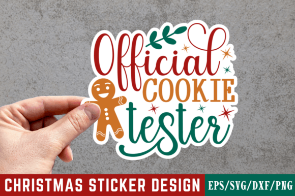 Official Cookie Tester SVG Design