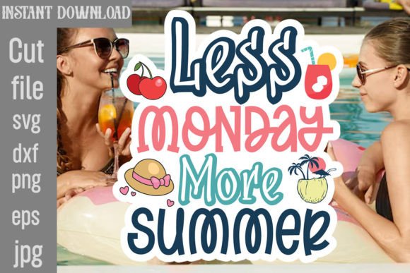 Review: Less Monday More Summer SVG for Embroidery