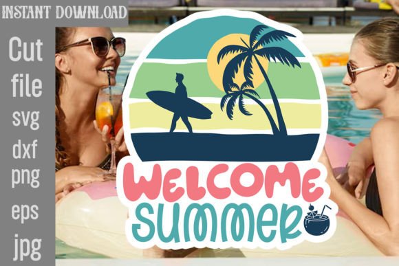 Review: Welcome Summer SVG Cut File for Embroidery