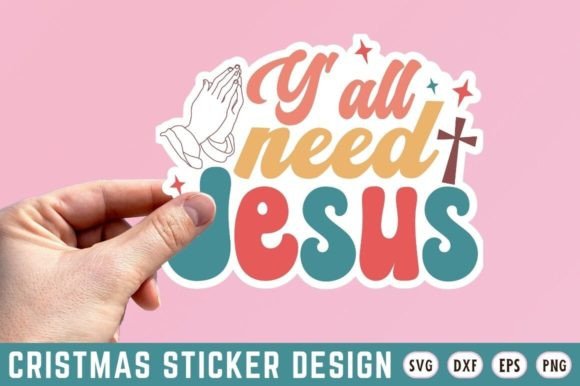 Review: Yall Need Jesus SVG Design for Holiday Embroidery