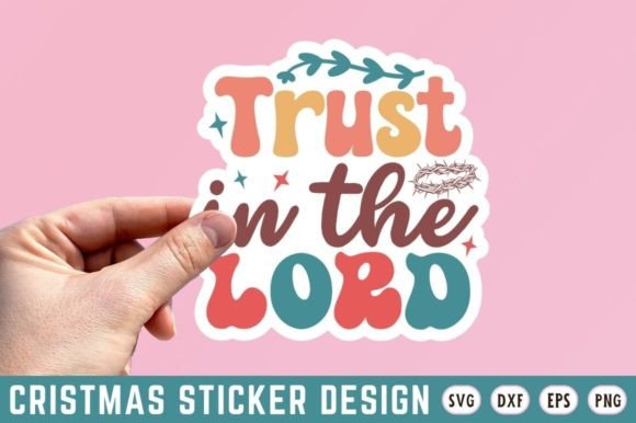 Trust in the Lord SVG Design